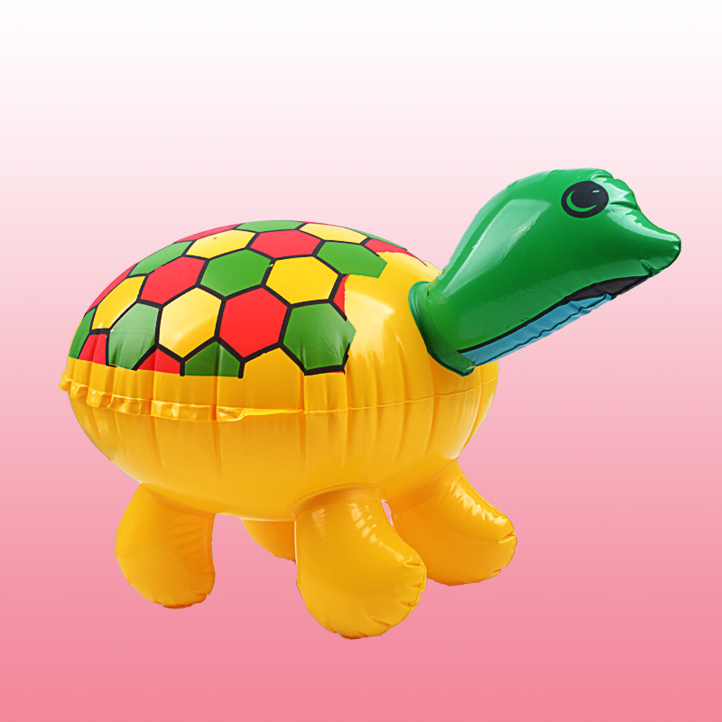 PVC小孩充气玩具批发热卖现货 地摊热卖充气乌龟儿童卡通动物玩具|ru