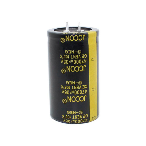 Audio power amplifier capacitor 35V 47000uf JCCON black gold long life high voltage spot welding electrolytic capacitor 35x60