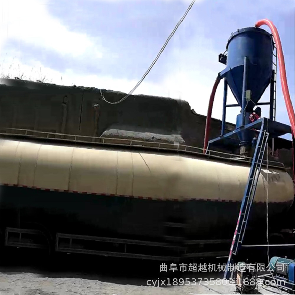 粉煤灰时产50T气力输送机大型塑料颗粒气力装罐机无尘真空吸粉机