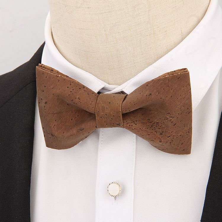 fashion man Fashion leisure time party cork woodiness Bowtie
