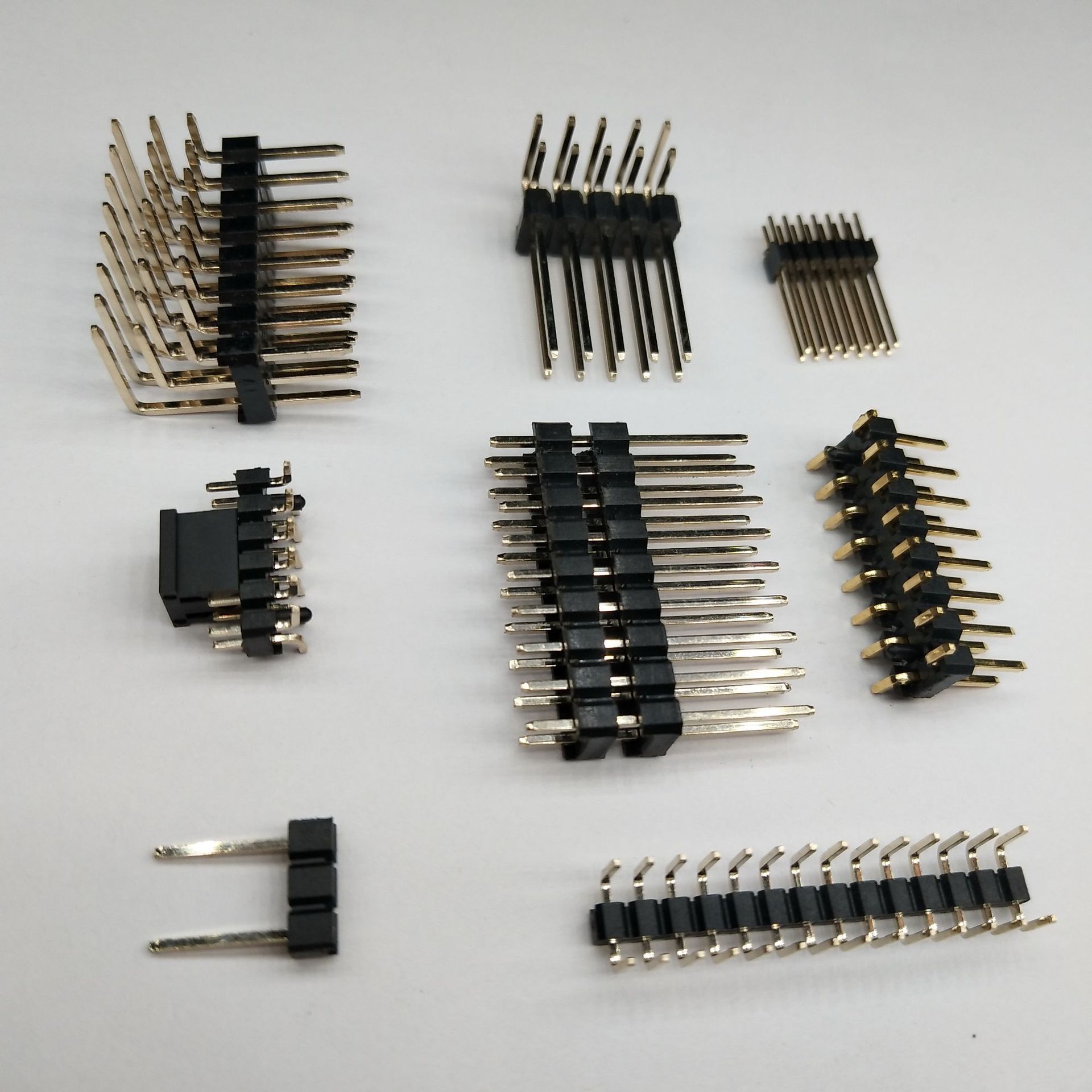 单排针 双排针批发间距1.27mm2.0mm2.54mm 单双排3P 直插针排针-阿里巴巴