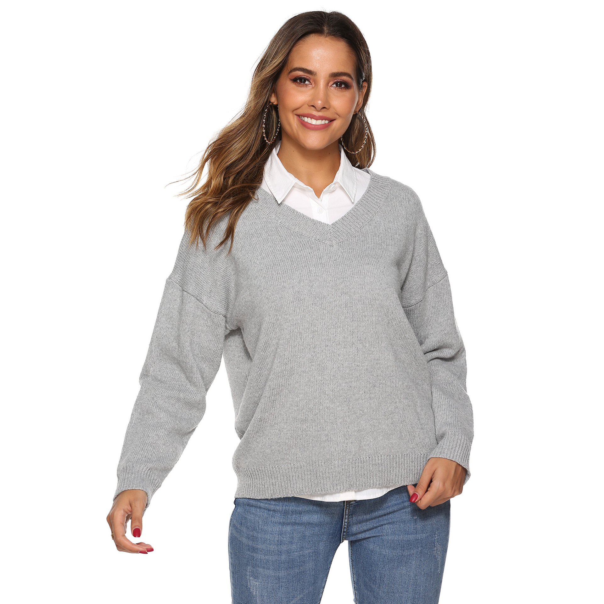 Pull femme en Fibre de polyester Polyester  - Ref 3414227 Image 3
