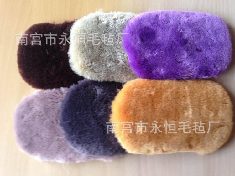 高档便携式毛绒擦鞋手套上光鞋擦 多功能上光除尘擦鞋布|ms