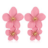 Brand fresh multicoloured earrings, flowered, boho style, European style