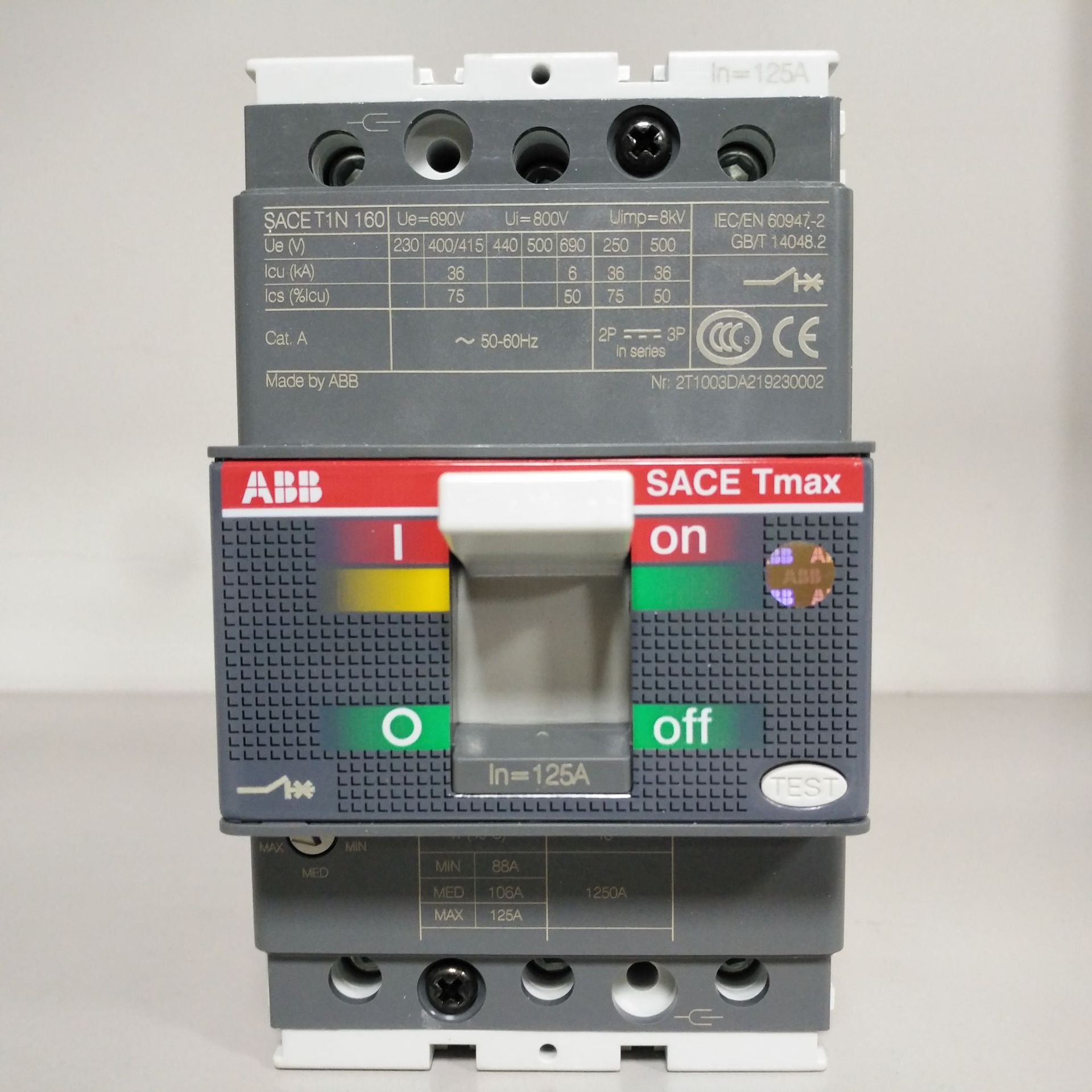 ABB附件 ACCESSORY FOR INTERLOCK E1/2