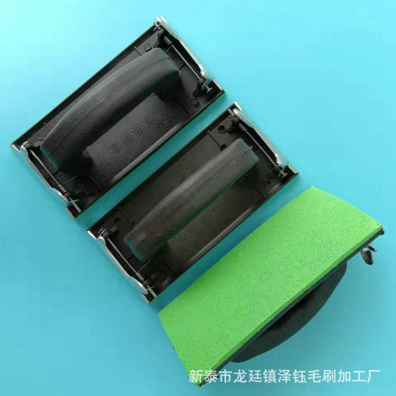 Titular de papel de lija manual lija lijadora lija titular esponja lija titular de plástico yeso superficie pulido arena soporte