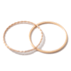 Explosion metal electroplating twist, geometry, 2 pieces of ring temperament, simple joint ring women's precepts, Japanese and Korean fine tail ring