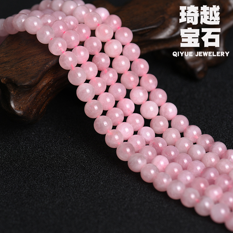 Madagascar rose quartz beads hibiscus crystal loose beads horse…