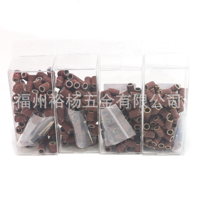 外贸产品102pcs套装美甲抛光砂圈砂带去指甲油修脚磨死皮工具