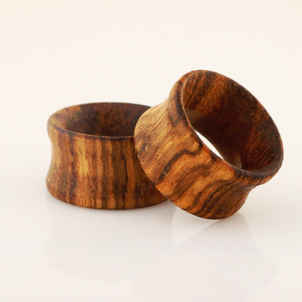 Hollow Wood Ear Expander Rosewood Auricle Puncture Jewelry Ear Tunnel 20mm detail image 7