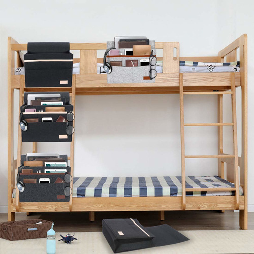 Bedside storage bag felt storage bag bed side storage pouch miscellaneous bag storage hanger manufacturer wholesale