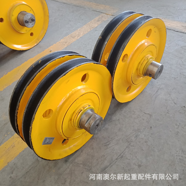 厂家销售 10吨铸钢轧制滑轮组 定滑轮组 起重机起升动滑轮组