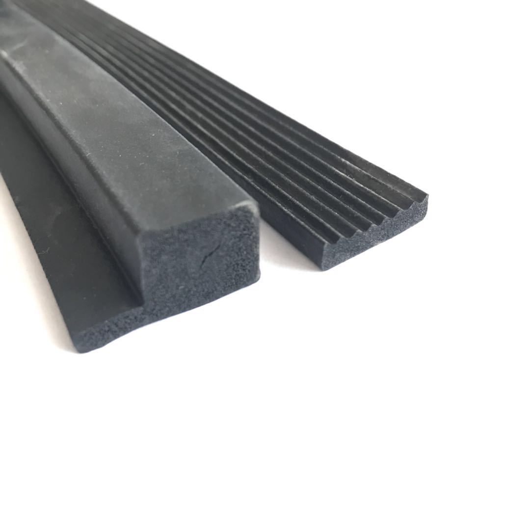 供应9字三元乙丙橡胶发泡条橡胶平板垫条橡胶密封条