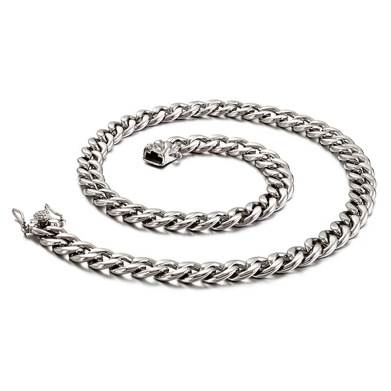 Necklace, accessory hip-hop style, fashionable chain, European style, wholesale, custom-made