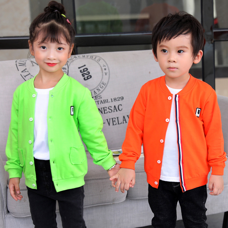 童裝韓版秋季新款純棉男女童衛衣中小兒童外套嬰幼兒寶寶衣服批發