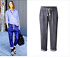 Denim trousers for leisure, Aliexpress, Amazon, European style, elastic waist