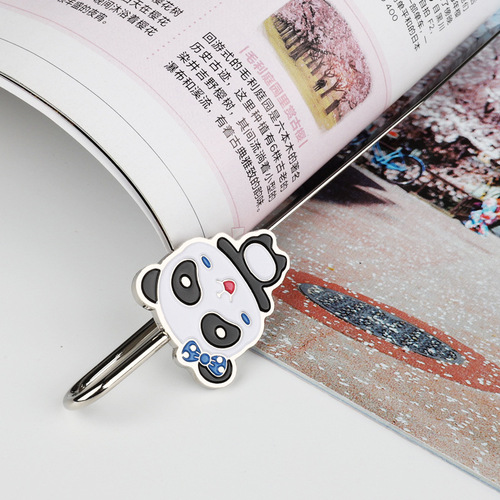 Sichuan Chengdu travel commemorative gift national treasure giant panda metal bookmark for students with Chinese style creative souvenirs