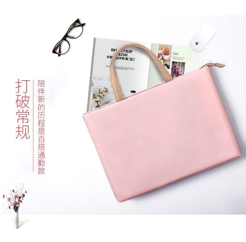 Wholesale portable laptop bags, single-shoulder bags, briefcases, 1345.6-inch fashionable laptops with logo printing available undefined
