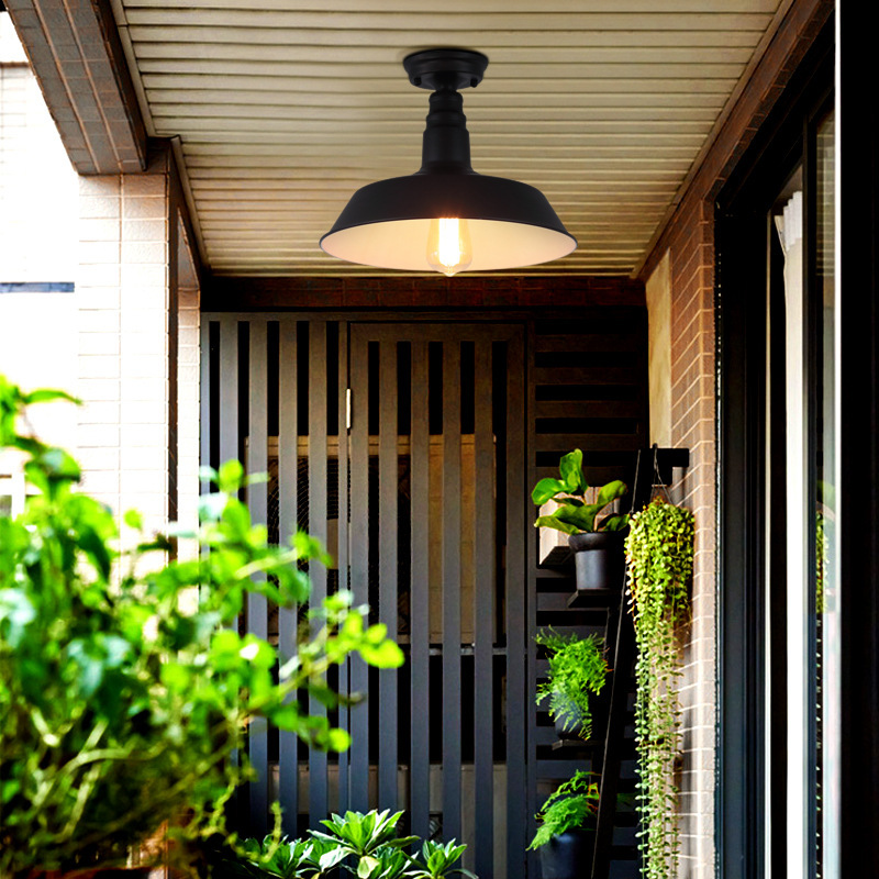 American classic LOFT Industrial style retro ceiling lamp entrance door ceiling lamp outdoor aisle corridor outdoor lighting American classic LOFT Industrial style retro ceiling lamp entrance door ceiling lamp outdoor aisle corridor outdoor lighting