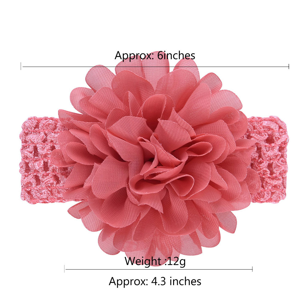 Fashion Chiffon Mesh Flower Hairband Set display picture 2