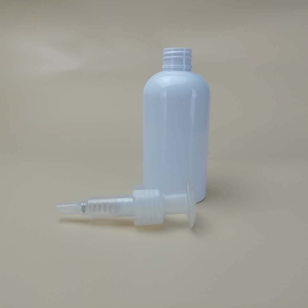 广州厂家定制200ML实色开关泵瓶 pet身体乳液瓶 旅行分装瓶