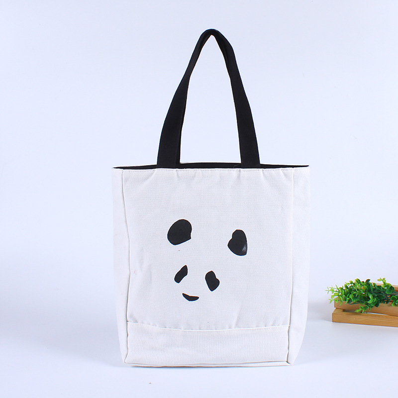 空白帆布袋定做logo白色学生单肩包手提袋纯白棉布袋定制帆布杯套