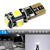 Factory direct selling T10 width light 5050 car LED small light CANB decoding 5smd modified universal light