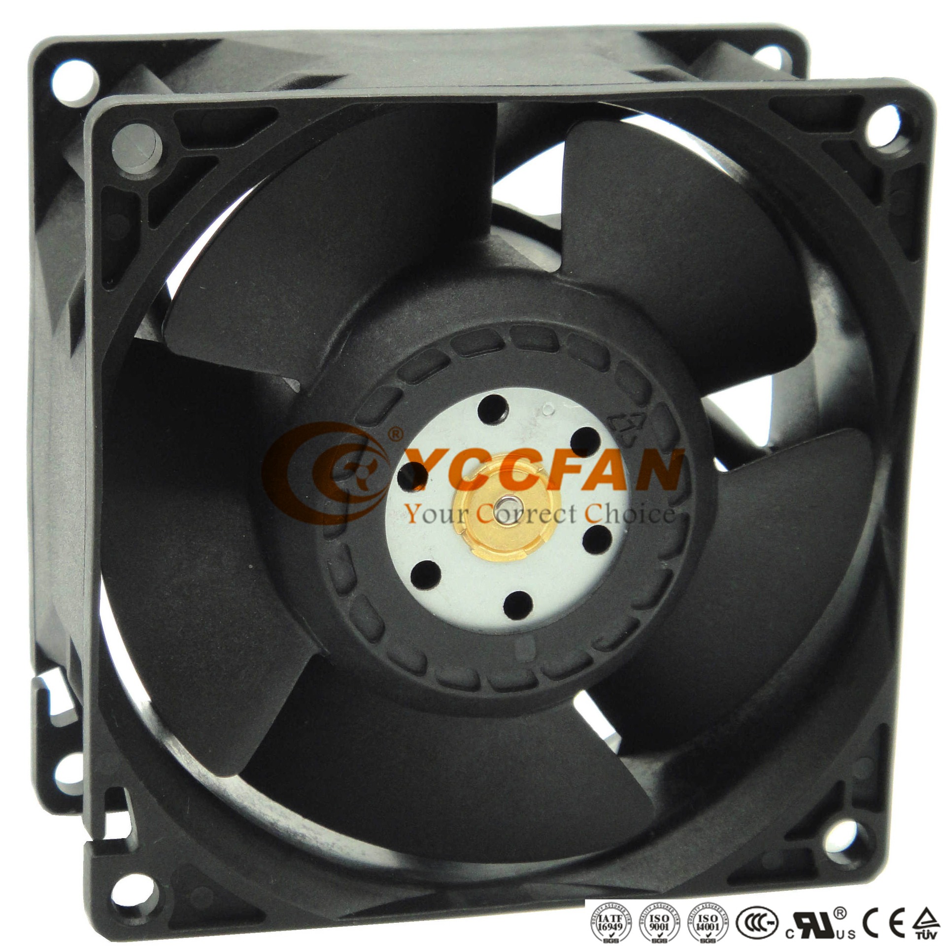 永诚创厂家供应 80x80x38mm 15000RPM 超高转 数据中心 散热风扇