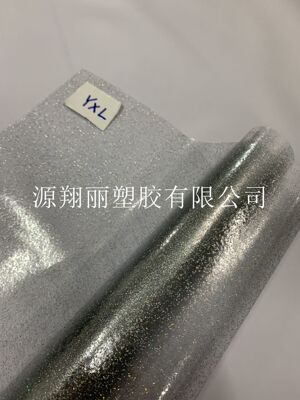 direct deal PVC Golden Scallion Transparent Film PV Glitter powder Glitter Transparent film Handbags Pencil bag Material Science Permeable membrane