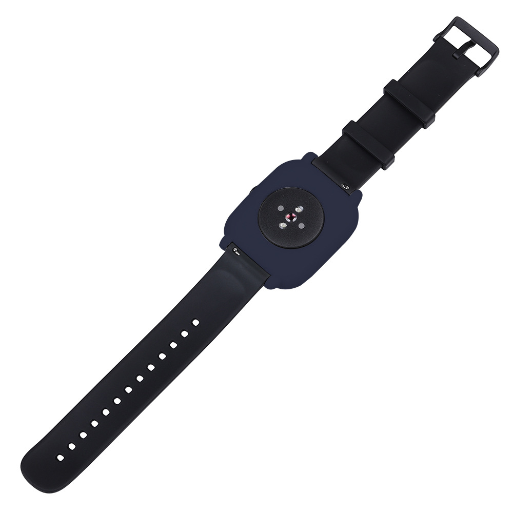 Suitable for Huami Amazfit GTS silicone protective case, solid color anti-drop and scratch-resistant soft rubber protective cover, soft undefined