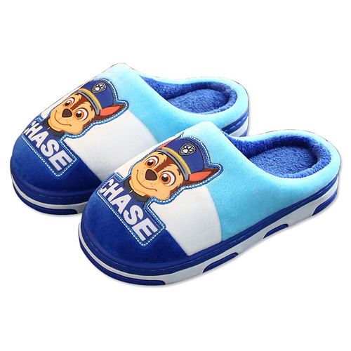 Paw Patrol Children's Cotton Slippers Winter Anti-slip Middle and Large Children's Indoor Home Cute Children's Warm Cotton Slippers