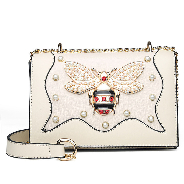 Women’s Bag Fashion Pearl Bee Spring One Shoulder Slant Bag 