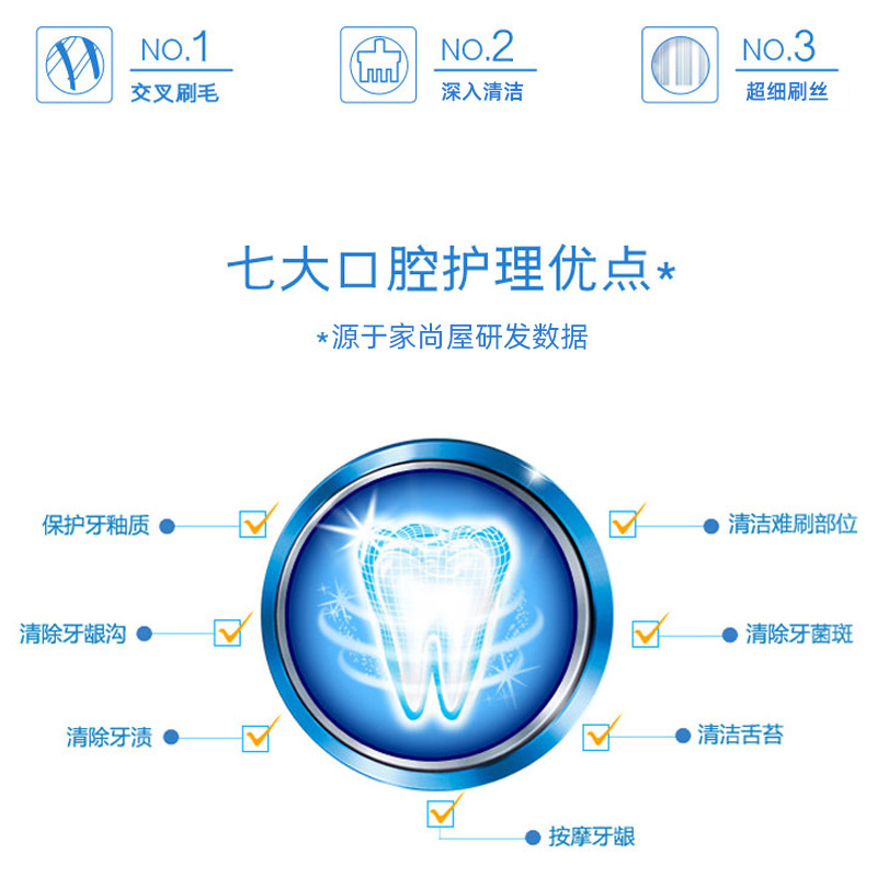 4支装宽头牙刷成人宽头日式7列48孔大头情侣家用深入清洁软毛牙刷详情10