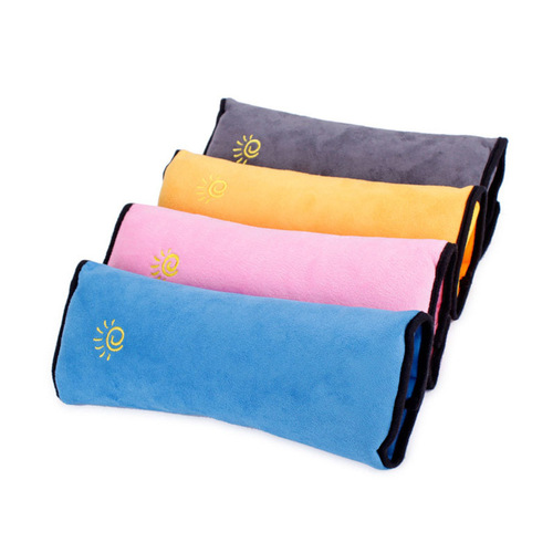 Child safety belt adjustment holder, anti-stranglehold simple safety seat, car safety belt protective cover, shoulder cover