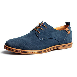 2018 Suede leather Shoes Men oxfords san...