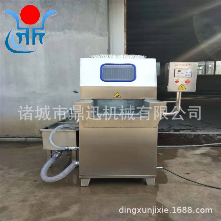 供应200针盐水主设备 嫩鱼肉盐水注射机设备 不锈钢猪肉注射机