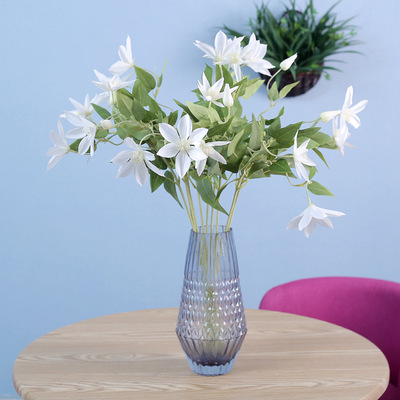 undefined3 Honeysuckle simulation Lily Morning glory Morning Glory Artificial Flower Silk flower Artificial flower Decoration Green plant flowers and plantsundefined