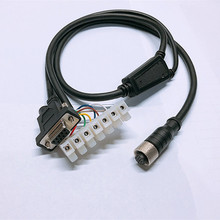 供IP68防水連接線 M12公母空中對接防水連接線 傳感器連接線