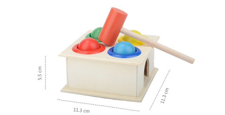 Table & Floor Games Baby(0-2years) Color Block Wood Toys display picture 4