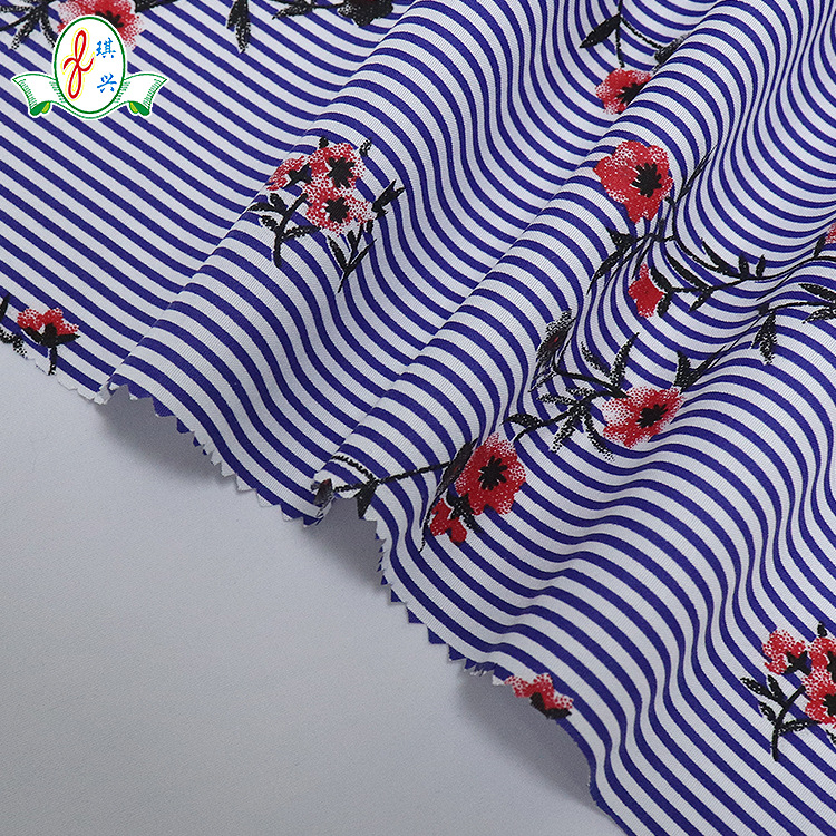 �㶫��ӦQX9124 ����С�컨 100%���ڷ�������֯����ӡ��