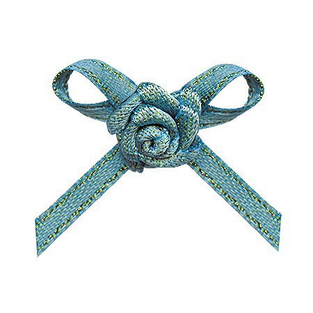 Yao Ming en stock al por mayor pequeño arco cinta de poliéster mano anudada pastel bandera cinta de satén arco