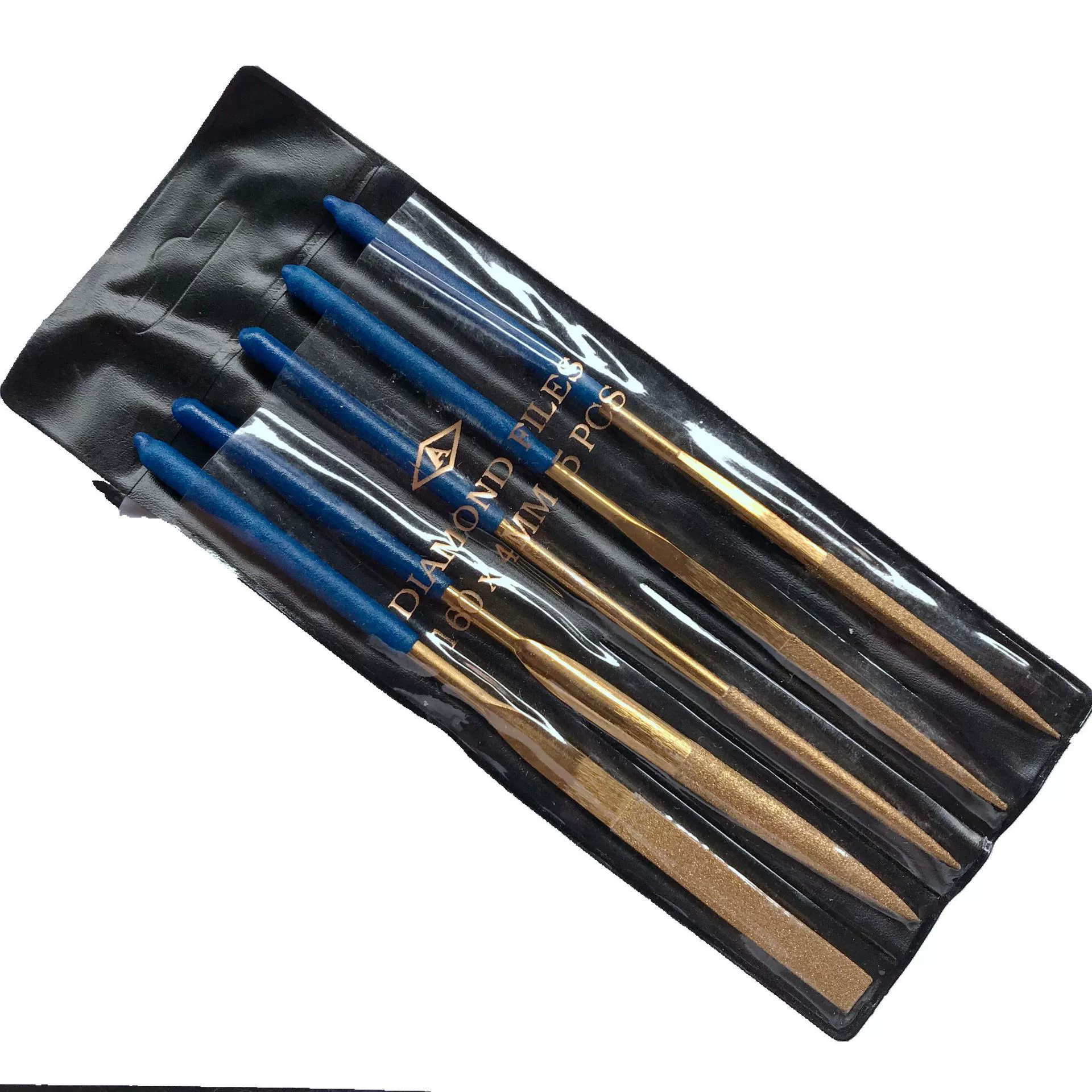 Titanium plated golden molten knife 5 installed assorted alloy kids 5*180 gold diamond sand repair
