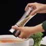 手动304不锈钢胡椒储物罐