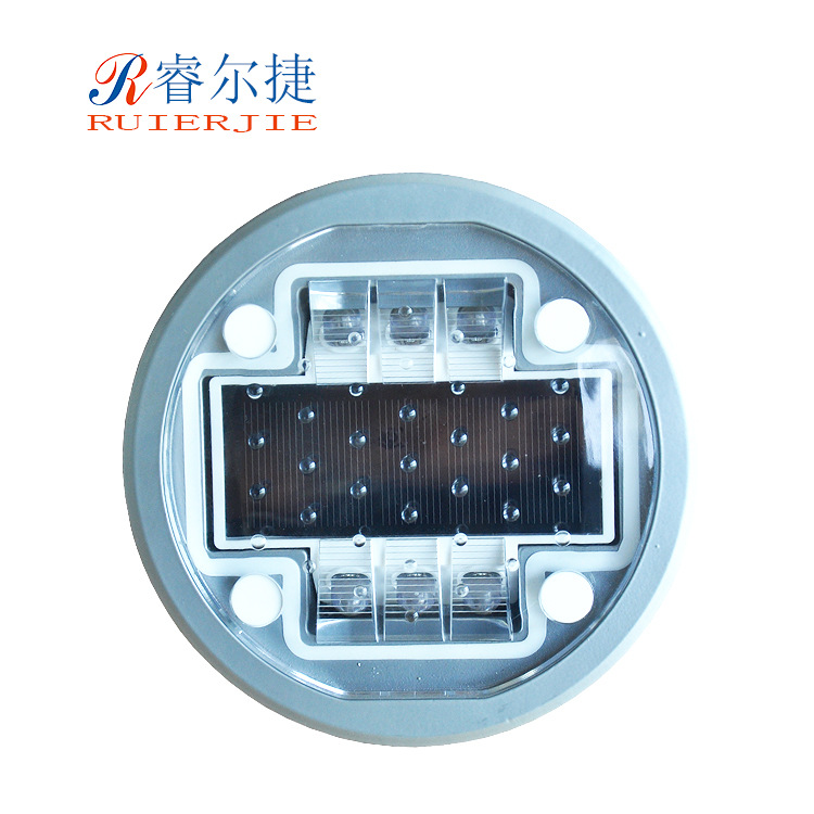 Manufactor Direct selling solar energy Spike Cast aluminum compression resistance LED Pedestrian crossing Traffic lights Intersection Embed Buried lights