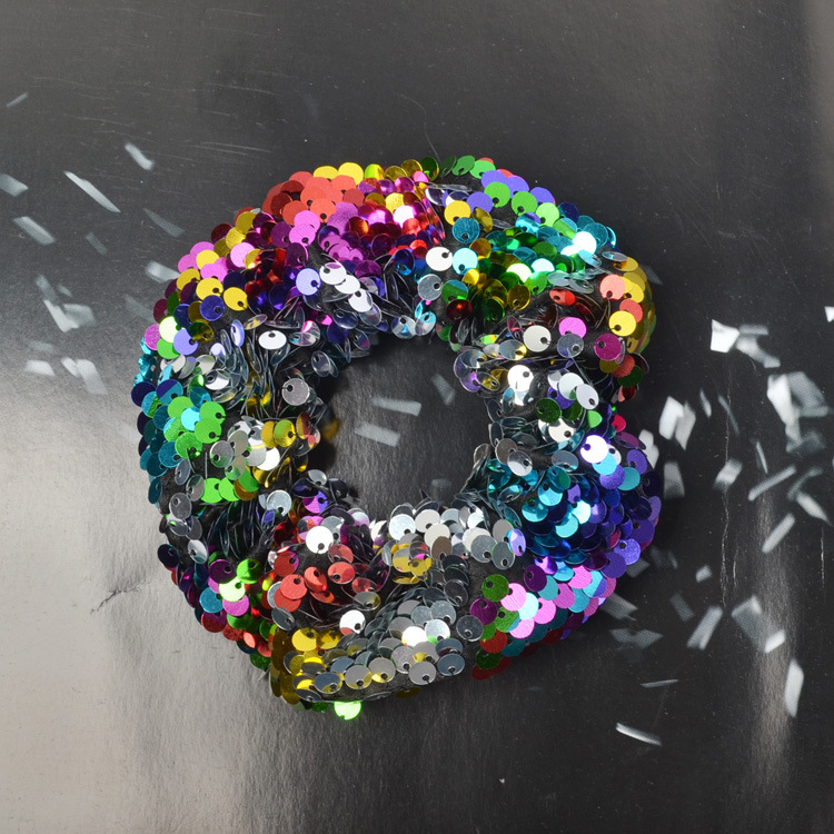 Casual Streetwear Colorful Sequin Hair Tie display picture 5