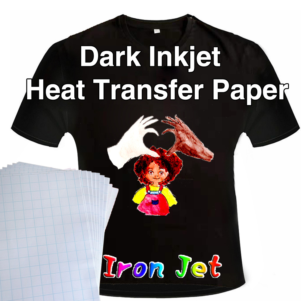 Cross border Best Sellers pure cotton Heat transfer paper Thermal transfer paper Iron A3 Dark Paper Lange Deep color Heat transfer paper