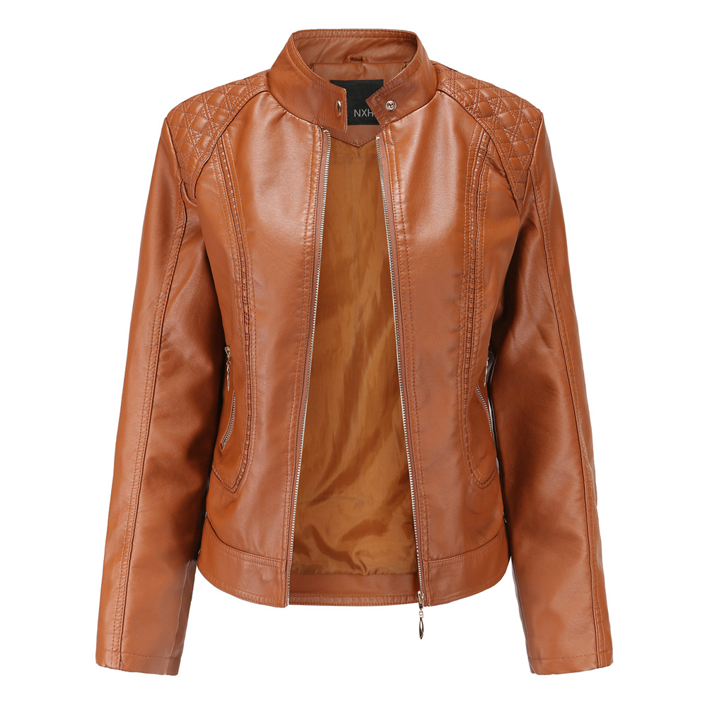 Veste cuir femme en PU - Ref 3447638 Image 4