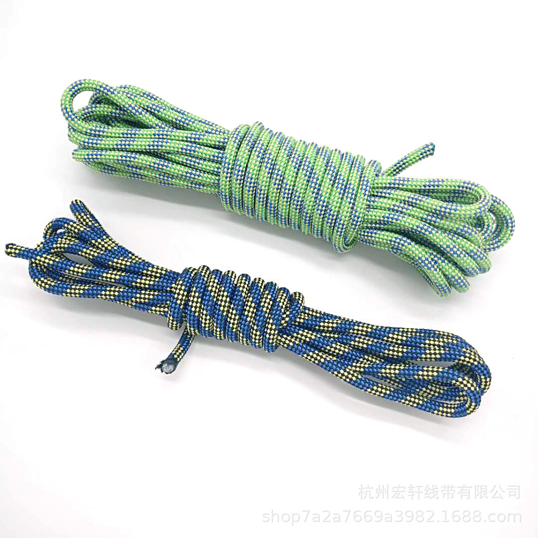 涤纶绳 编织绳拉力牵引绳索 户外攀岩登山绳索
