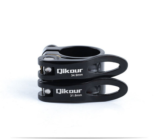 Bicycle Tube Clip, Copper Clip, High-End Tube Clip, Hollow Handle Design, 34.9, 31.8 Seat Pole Tightening Connector