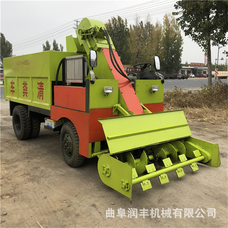岳阳螺旋吸粪铲粪车 座驾式清粪车结构